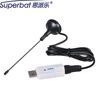 Superbat Digital USB 2.0 DVB-T+FM+DAB+SDR Stick Record Live TV 75ohm Input Antenna Aerial 120cm Cable TV Connector ► Photo 2/5