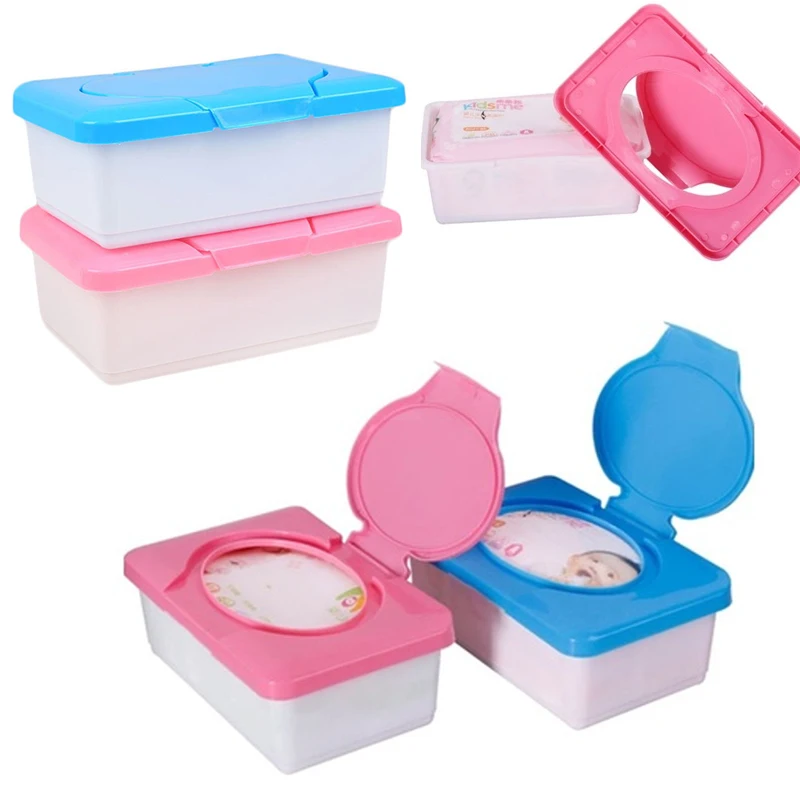 

Wet Tissue Plastic Box Press Pop-up Design Home Tissue Holder Accessories