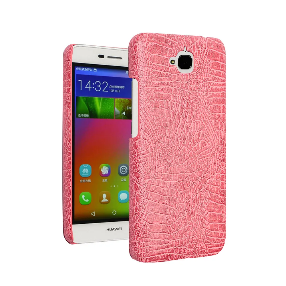 Чехол из крокодиловой кожи для Huawei Honor 4C Pro TIT L01 U02 жесткий защитный чехол ПК