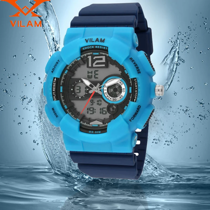 VILAM Luxury brand Men business font b Watch b font Fashion Military casual font b Watches