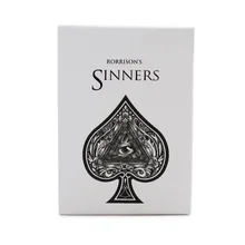 1 шт., RORRISON'S SINNERS, игральные карты, размер покера, колода, USPCC, на заказ, ограниченная серия, новые Запечатанные магические реквизиты, магические палубные трюки