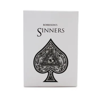 

1Pcs RORRISON'S SINNERS Playing Cards Poker Size Deck USPCC Custom Limited Edition New Sealed Magic Props Magia Deck Tricks