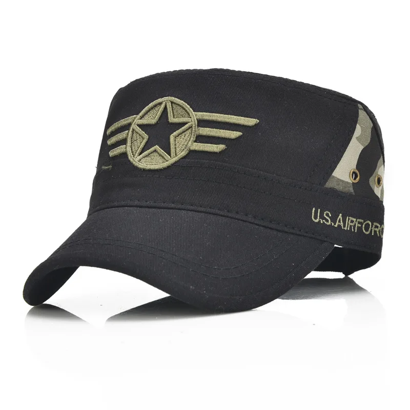 TIMESWOOD брендовые хлопковые камуфляжные военные головные уборы для мужчин и женщин камуфляжные американские ВВС США армейские шапки с вышивкой тактическая шапка Регулируемая