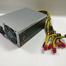 YUNHUI BTC LTC комбайн источника питания 12 В 146A Максимальная выходная 1800 Вт для ANTMINER S9 V9 S9i S9j T9+ DR3 E3 Z9 мини Байкал BK-X X10