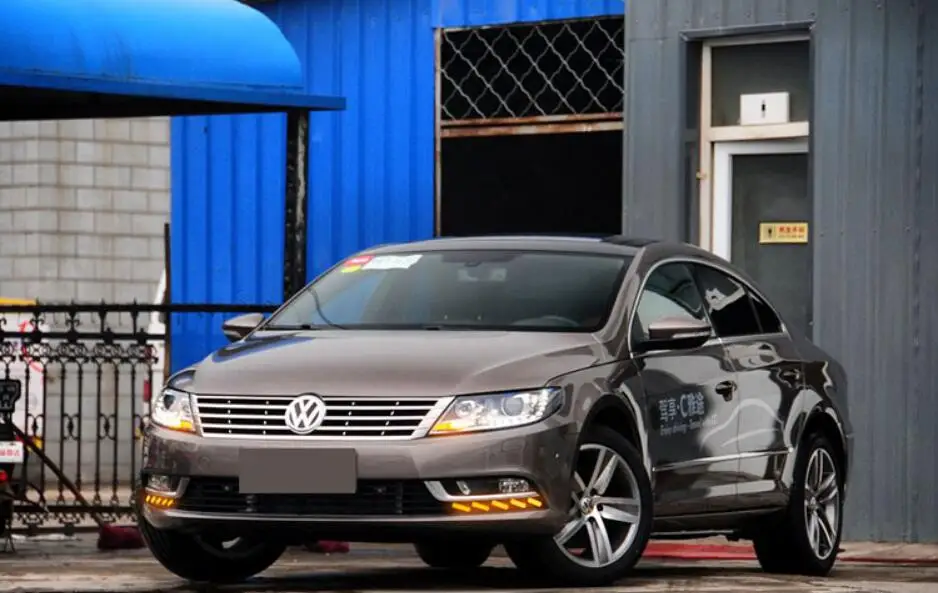 1 шт. 2010 2011 2012y автомобильный бупмер головной свет для Volkswagem CC фары автомобильные аксессуары светодиодный DRL HID ксенон, противотуманная фара для CC