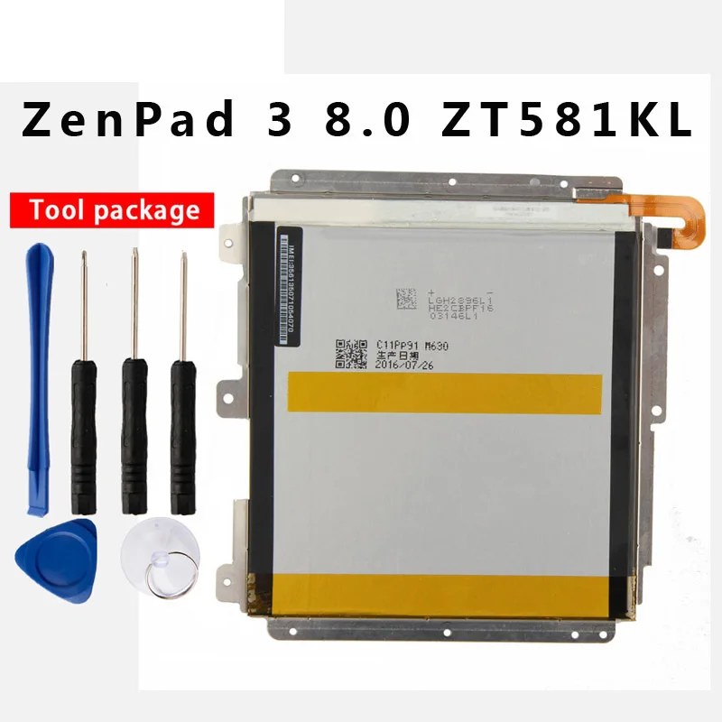 Orginal C11P1514 Phone Battery For ASUS ZenPad 3 8.0 ZT581KL 4545/4680mAh Orginal C11P1514 Phone Battery For ASUS ZenPad 3 8.0 ZT581KL 4545/4680mAh