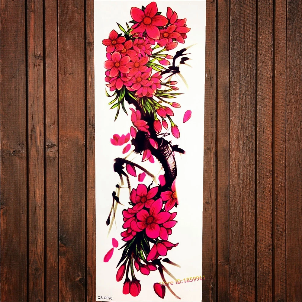 Татуировка наклейка на руку для мужчин и женщин|flower arm|rose tatooblack tattoo |