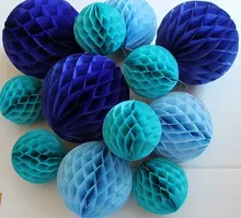 5pcs lot 6 15cm Decorative Tissue Paper Honeycomb Balls Flower Pastel Birthday Baby Shower font b