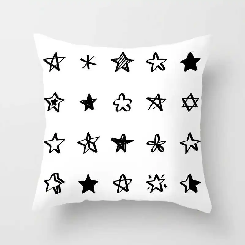 heart five star dot triangle flag balloon cushion cover (8)