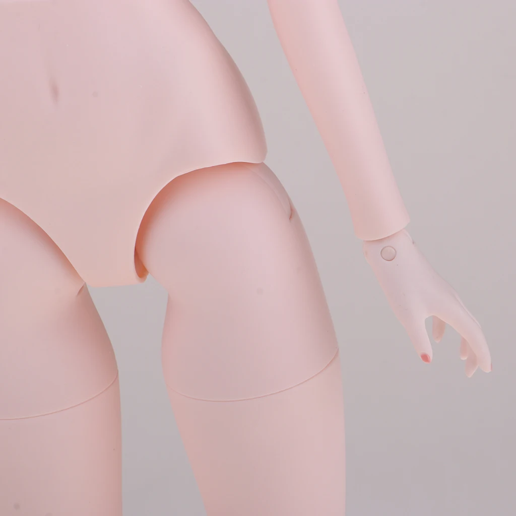 26 Joints 1/3 BJD Ball Jointed Doll Female Figures Body for MSD for DOD for SD Doll Pink Skin Tone Ball Jointed Dolls Body