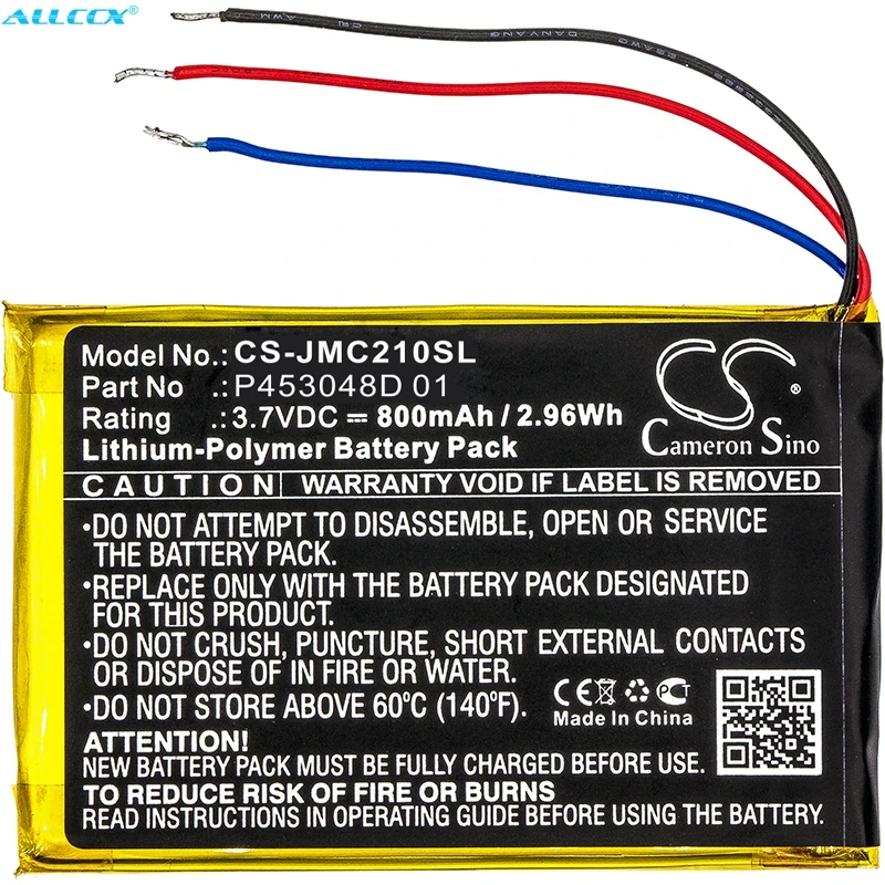 

Cameron Sino Battery P453048D 01 for JBL Clip 2 Special Edition, Clip plus
