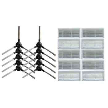 

side bruhs hepa filter replacement kit for Kitfort KT504 Panda X600 pet Robotic Robot Vacuum Cleaner Parts filters brushes