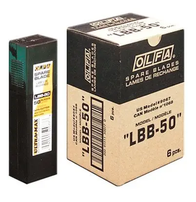 OLFA Blade Black Type 18mm LBB-10 LBB-50 PL-1 L-1 L-2 L-3 OL FL CL ML SL-1 EXL XL-2 BN-L BN-AL NOL-1 NL-AL