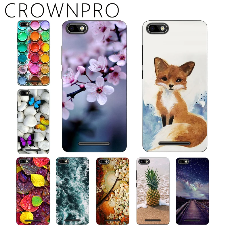 

CROWNPRO Soft TPU BQ Strike BQS-5020 Case Cover BQ Strike BQS 5020 Case Painted Protective Phone Back BQ BQS-5020 Strike Case