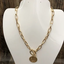 Золотой цвет lovechant ожерелье для девочки подарок на день рождения любовь кулон ювелирные изделия ожерелье