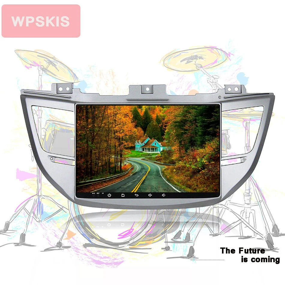 

Octa core Android 9.0 in dash Car DVD video player For Hyunda IX35 Tucson 2016 2017 with GPS Navi 3/4g wifi pc tape headunit swc