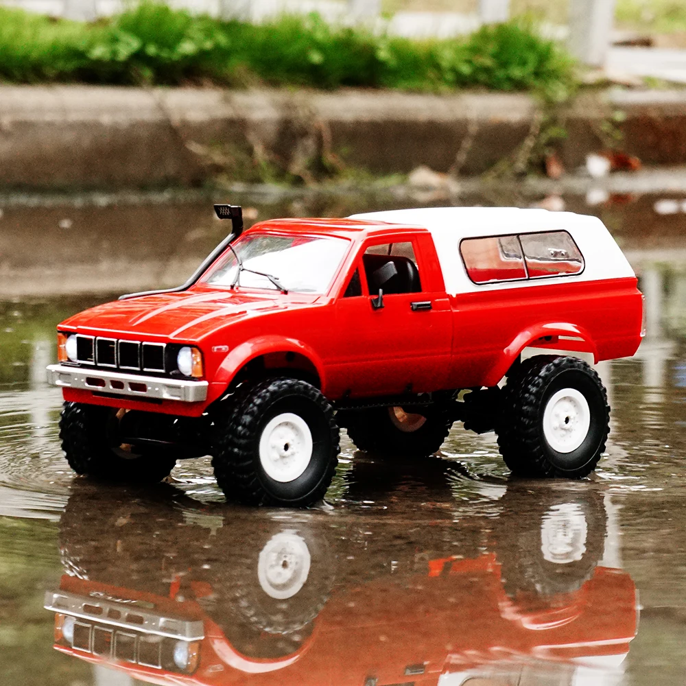 

2018 WPL C24 Car Remote Control 2.4G RC Crawler Off-road Car Buggy Moving Machine 1:16 RC Car 4WD Kids Battery Powered Car New