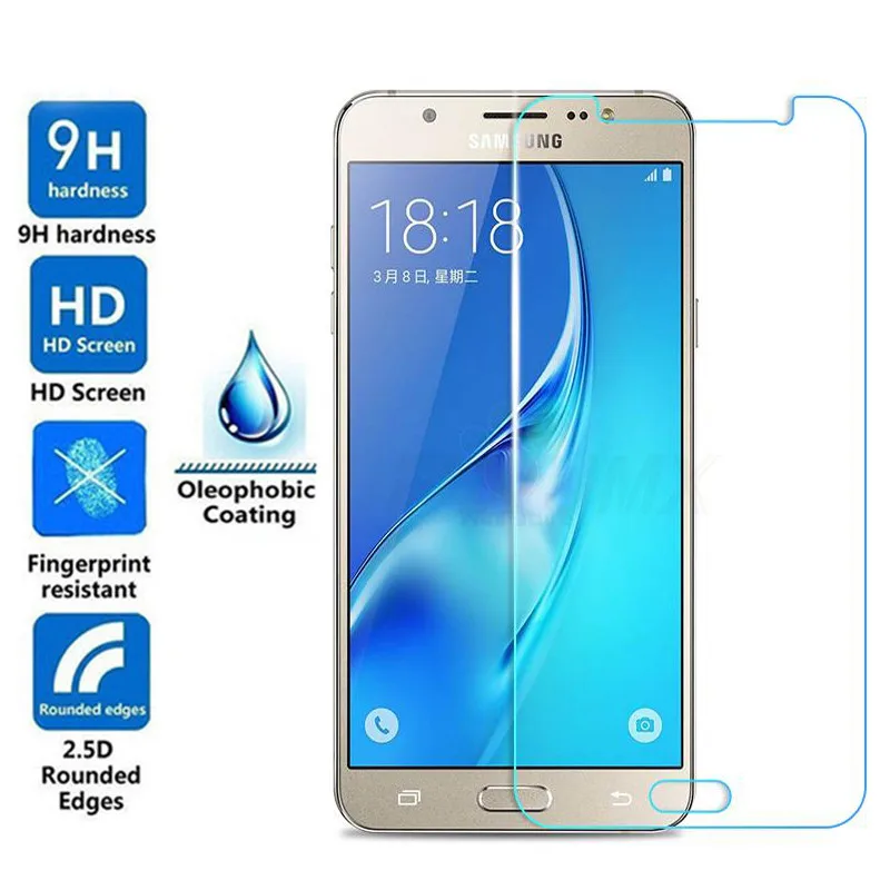 

0.22mm Tempered Glass on the for Samsung Galaxy J3 J5 J7 A3 A5 A7 2017 2015 2016 2018 Screen Protector 9H Protective Glass Film