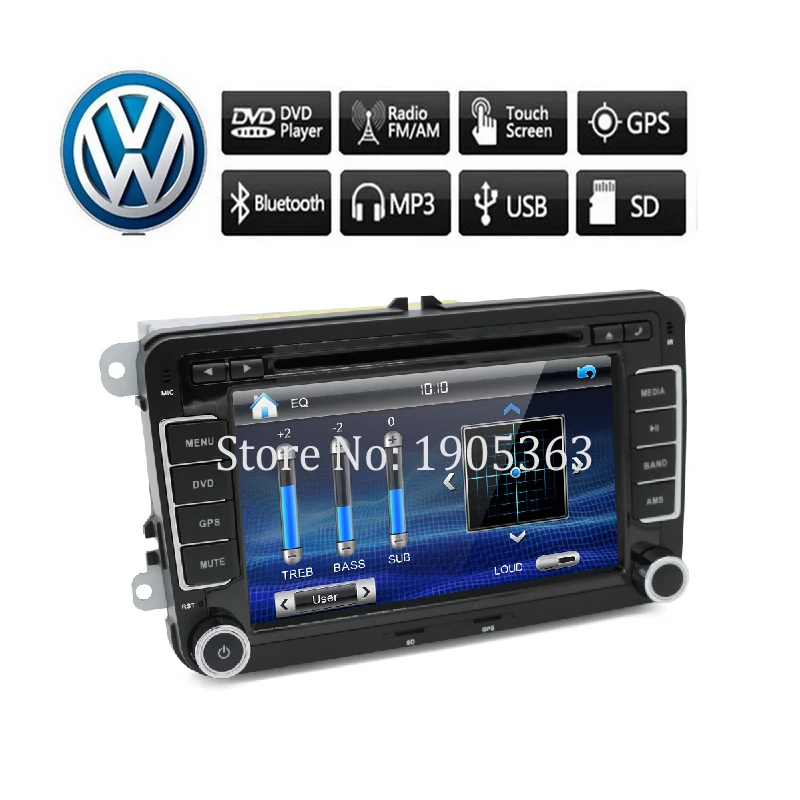 7 &quot2din автомобильный DVD для VW GOLF 5 Golf 6 POLO PASSAT CC JETTA TIGUAN TOURAN EOS SHARAN SCIROCCO TRANSPORTER T5 CADDY с
