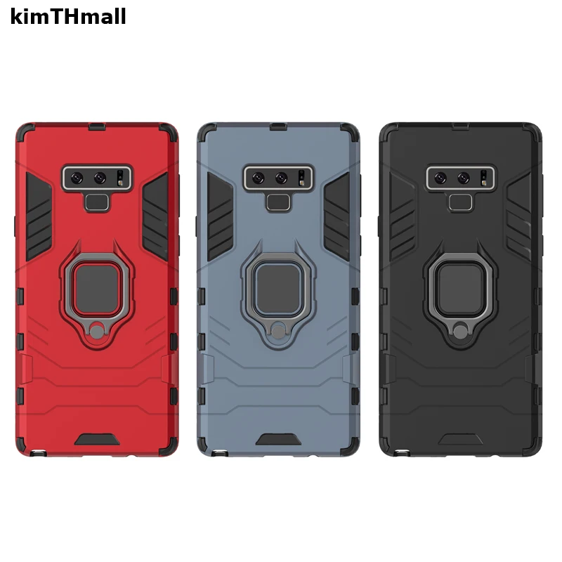 Case For Samsung Galaxy Note 9 Back Cover Magnet finger ring stand holder Armor soft case funda For Galaxy Note 9 case kimTHmall Case For Samsung Galaxy Note 9 Back Cover Magnet finger ring stand holder Armor soft case funda For Galaxy Note 9 case kimTHmall