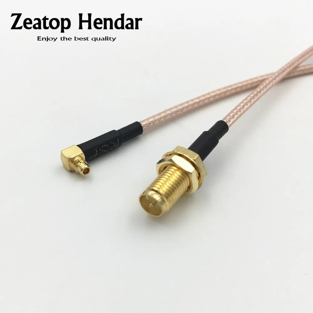 

1Pcs RG316 Wire RP SMA Female Bulkhead Plug To MMCX Male Right Angle Jack RF Coaxial Cable Connector 10CM 15CM 20CM 30CM 50CM 1M