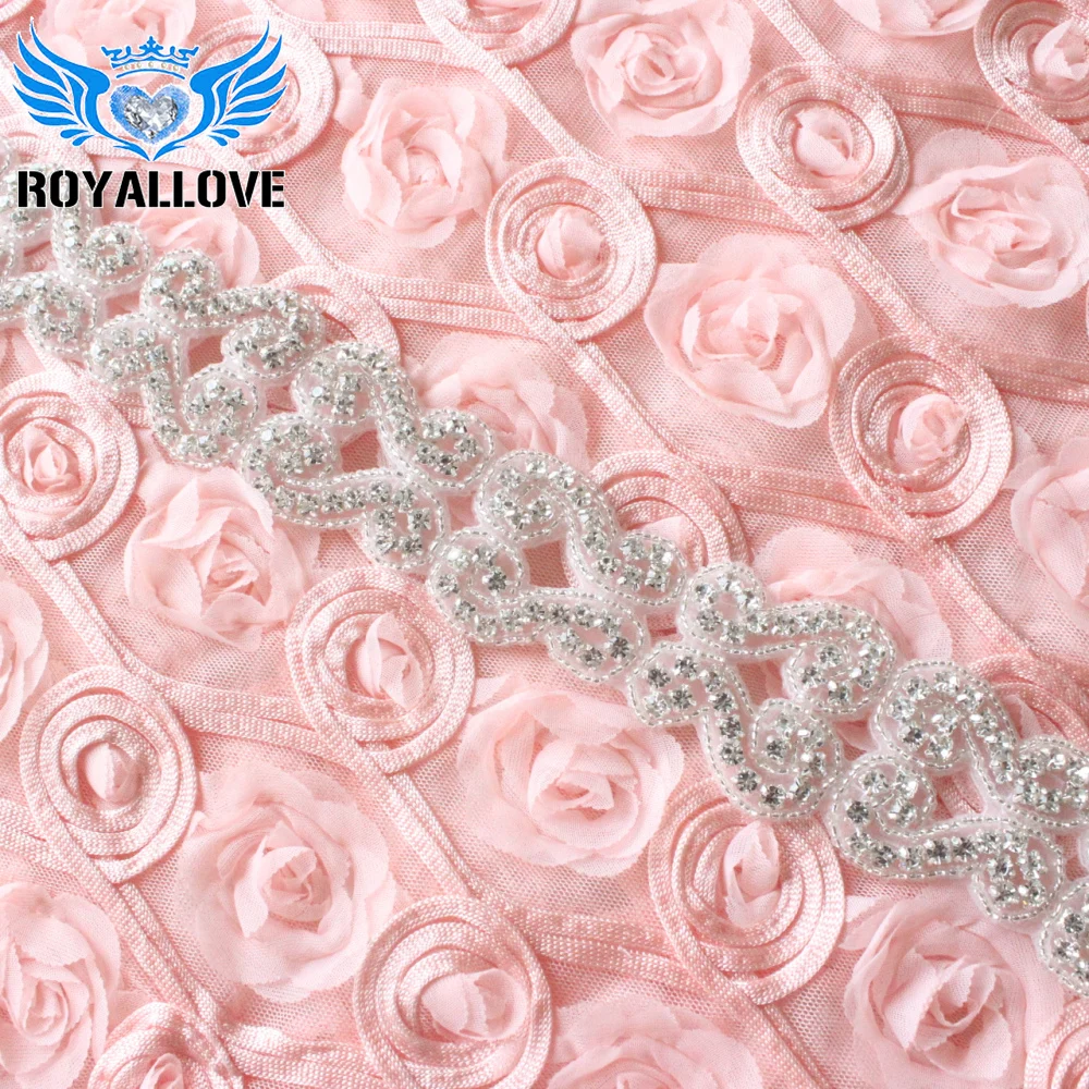(10yards) Wholesale Handmade Hot Fix Iron On Sewing On Beaded Stones