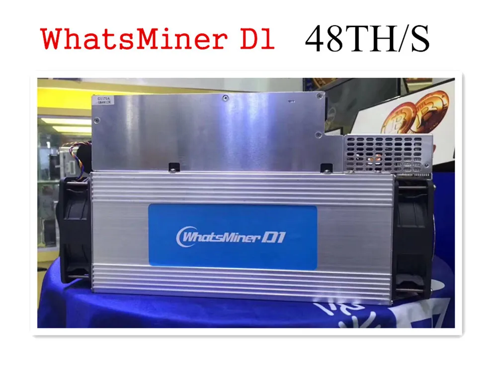 Новейший Майнер Asic DCR WhatsMiner D1 48TH/S с БП лучше, чем Antminer DR3 Z9 Mini S9 S9j Innosilicon A9 FFMINER