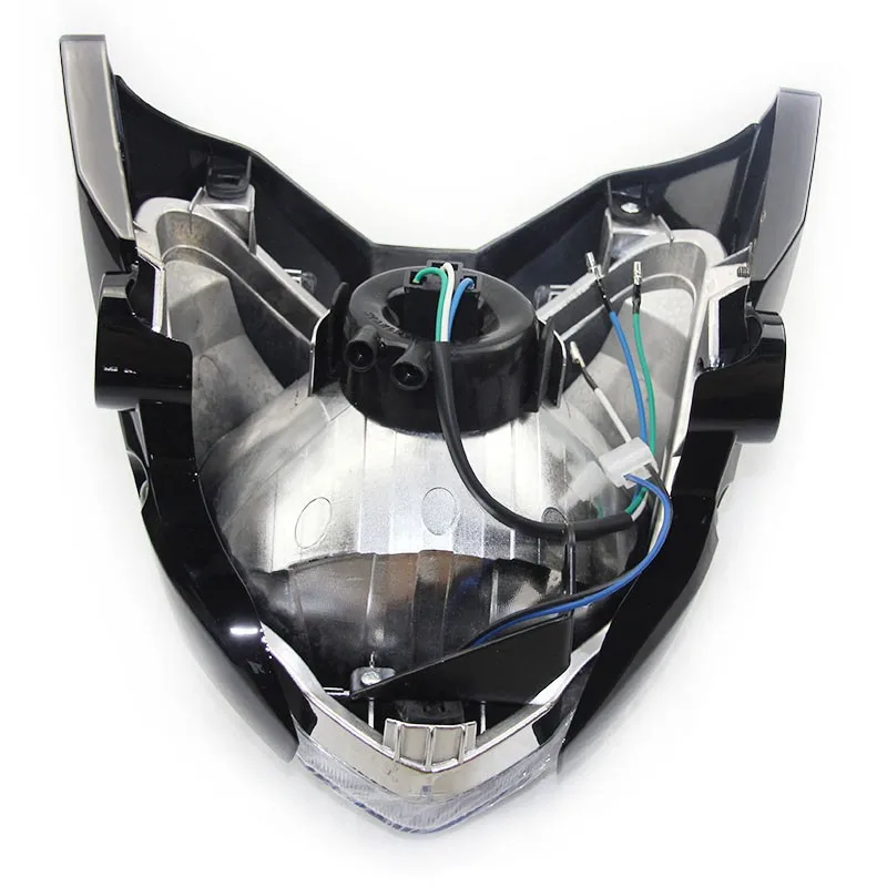 Black FZ16 headlight 2
