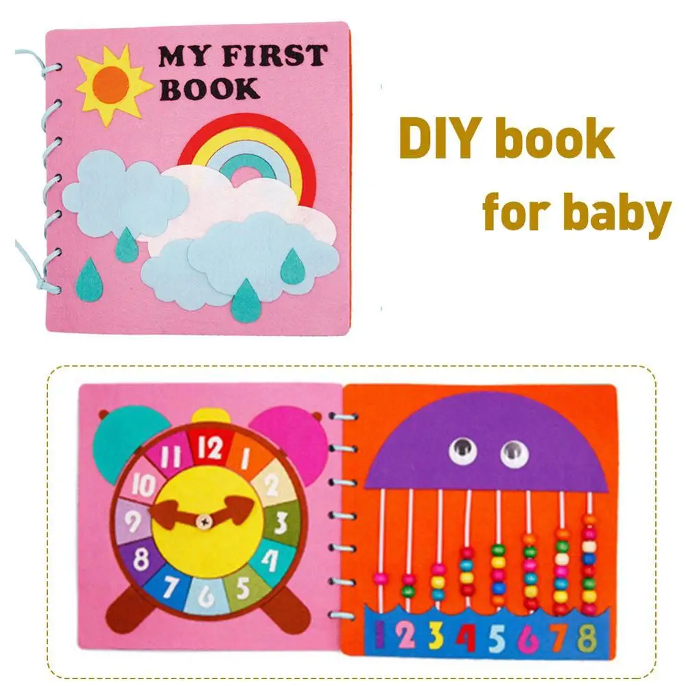 Baby Learn To Dress Board Learning Books Early Education Basic Life Skills L 