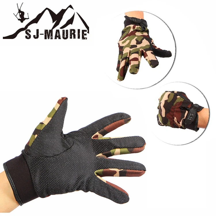 

Sportswear Hunting Gloves Camouflage Outdoor Full Finger Anti Slip Hunting Fishing Cycling Gloves Men Women Hunting Camo Gloves