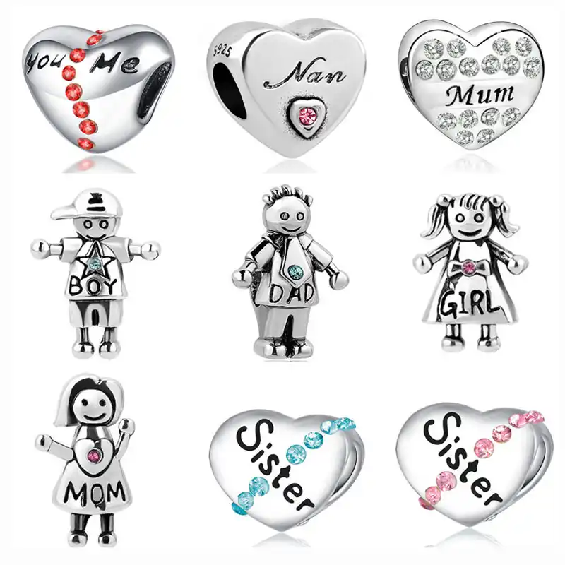 mum and dad pandora charm