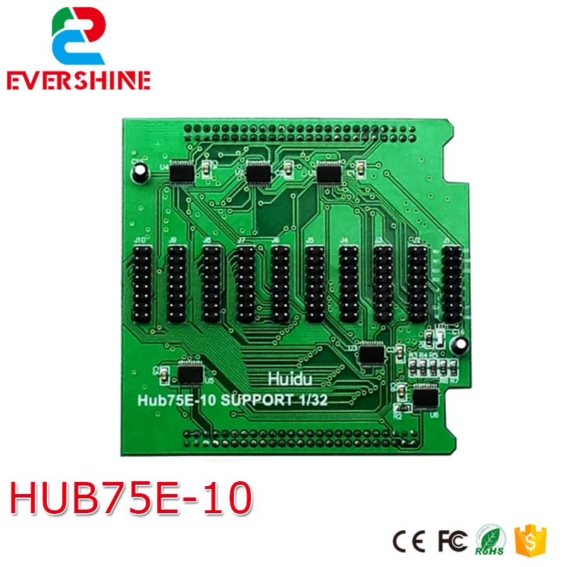 HuiDu концентратор передаточная плата hub75E использование для Полноцветного светодиодного контроллера карты HD-C10 C30 A30 R500