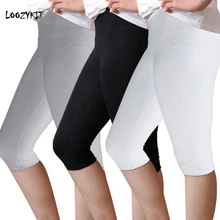 Loozykit 3 шт. спортивные узкие Женские легинсы дышащие укороченные брюки женские тонкие однотонные леггинсы эластичные шорты Pantalones