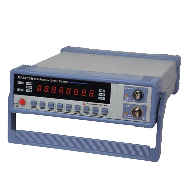 

FAST SHIPMENT MASTECH MS6100 intelligent multi-function frequency meter, 10MHz oscillation frequency output, high precision