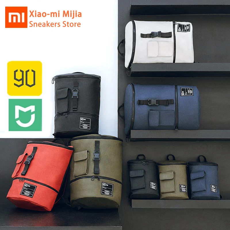 

Xiaomi Mijia fashion casual chic backpack waterproof 90FUN men's and women's bag shopping notebook large capacity backpack