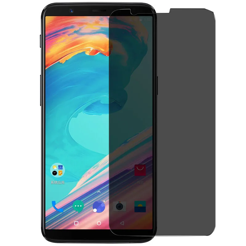 

Anti Glare For Oneplus 6 6T 5 5T Privacy Tempered Glass Front Film Screen Protector