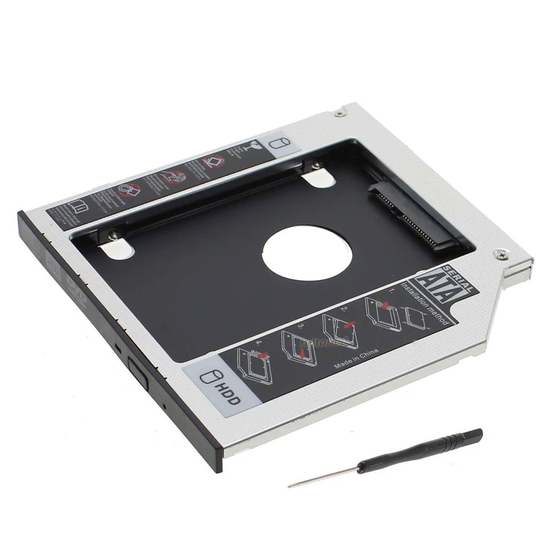 

12.7mm SATA 2nd SSD HDD Caddy for Sony Vaio Vpceb 3afd Swap Ad 7700h Dvd Vgn Fw 51mf Vpceb E15 Hard Disk Drive Caddy