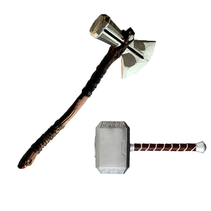 1: 1 Thor Hammer Ax оружие косплей ролевые игры фильм Тор гром штурмовой молоток Ax Stormbreaker фигурка модель плютон игрушка 73 см