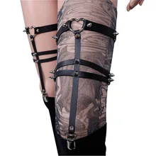 Gothic Women ankle bracelet New harajuku garters for leggings sock suspenders for women heart plus size garter
