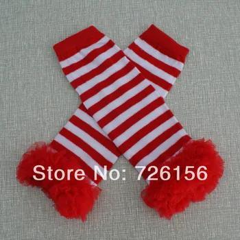 

Free Shipping (30pair/lot) Christmas Baby Chevron Leg Warmers Snowman Cotton Leg Warmer Ruffled Mesh Flower Dot Leg Warmers