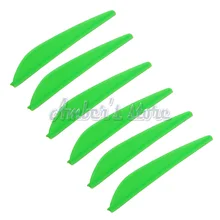 200 шт 1,75 дюйма/2 дюйма/3 дюйма/4 дюйма/5 дюймов пластиковые стрелы лопасти ТПУ для DIY стрела, стрельба из лука, лук