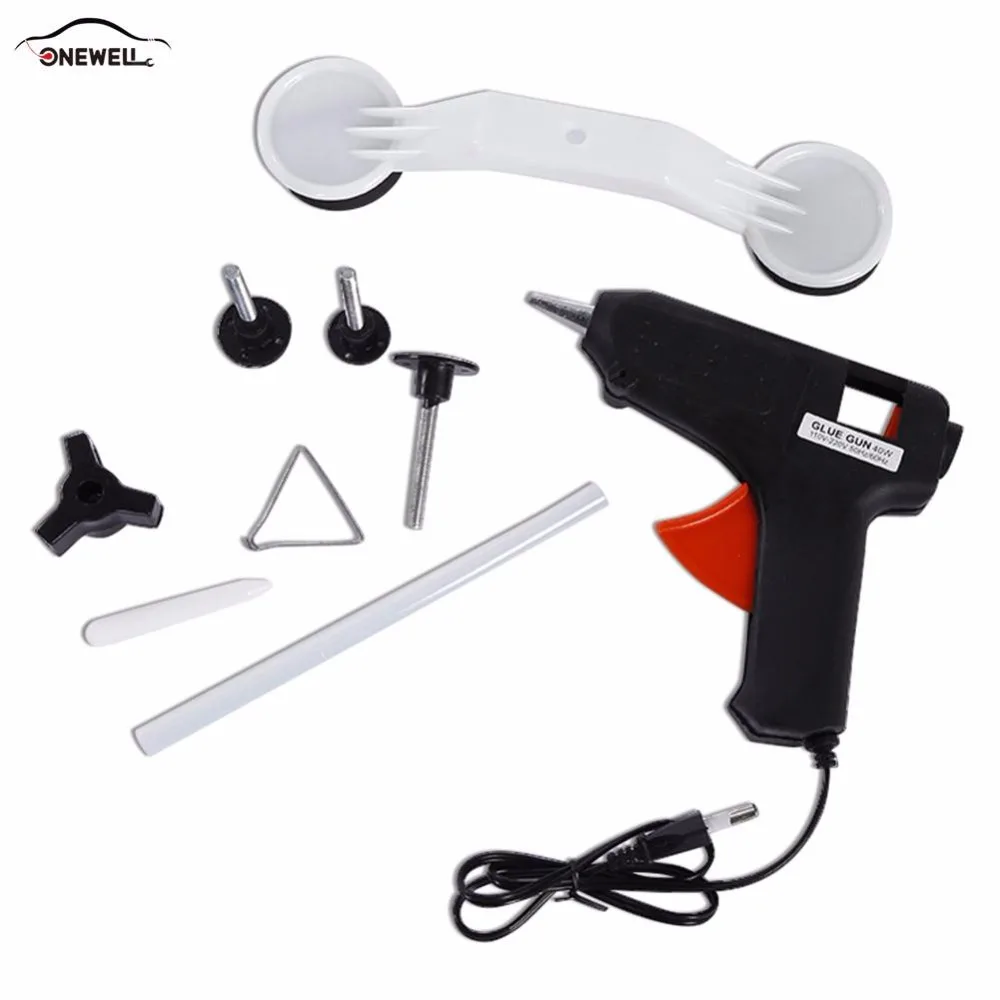 

ONEWELL Car Dent Repair Device ABS Glue Gun Repair Tool Car Repair Device Kit Removal Tool Kit Car Stying