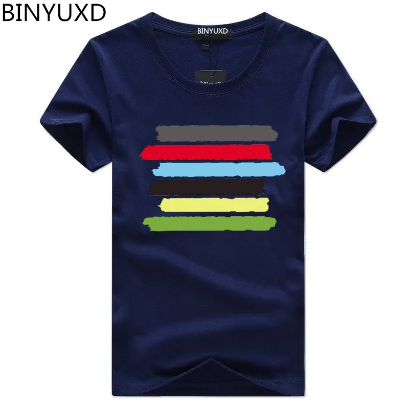 

2019 Hip hop Men's Homme Clothes Short Sleeve T-Shirts Men Shirt Casual Cotton O-neck Shirt Summer Cassion Striped Printing Tees