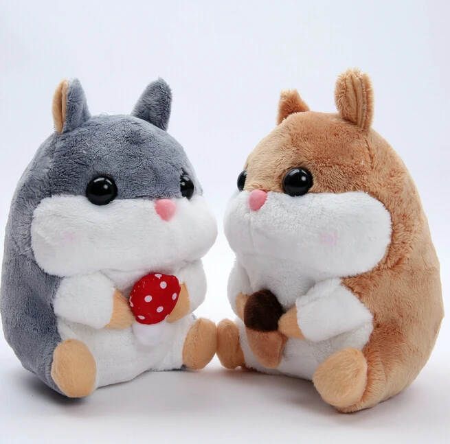 

1pcs 20cm cute plush toy Amuse soft hamster stuffed doll little Hamsters plush toy for children best gifts
