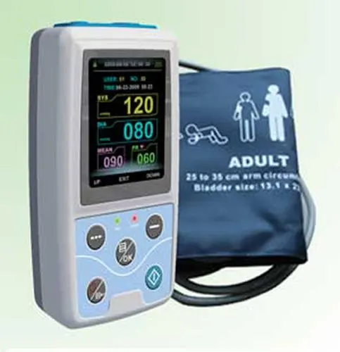 ABPM50 24 часа Амбулаторный монитор кровяного давления Holter ABPM Holter BP монитор с программным обеспечением contec