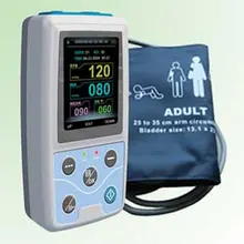 ABPM50 24 часа Амбулаторный монитор кровяного давления Holter ABPM Holter BP монитор с программным обеспечением contec