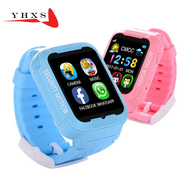 

Waterproof Smart Kids GPS Safe Anti-Lost Monitor Camera Sim Card Watch Phone Facebook MP3 SOS Call Location Tracker Smartwatch