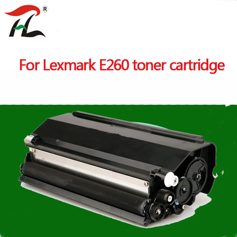 1PK совместимый тонер-картридж для Lexmark E260 Порошковая коробка E260dn E360 E360dn копир E460