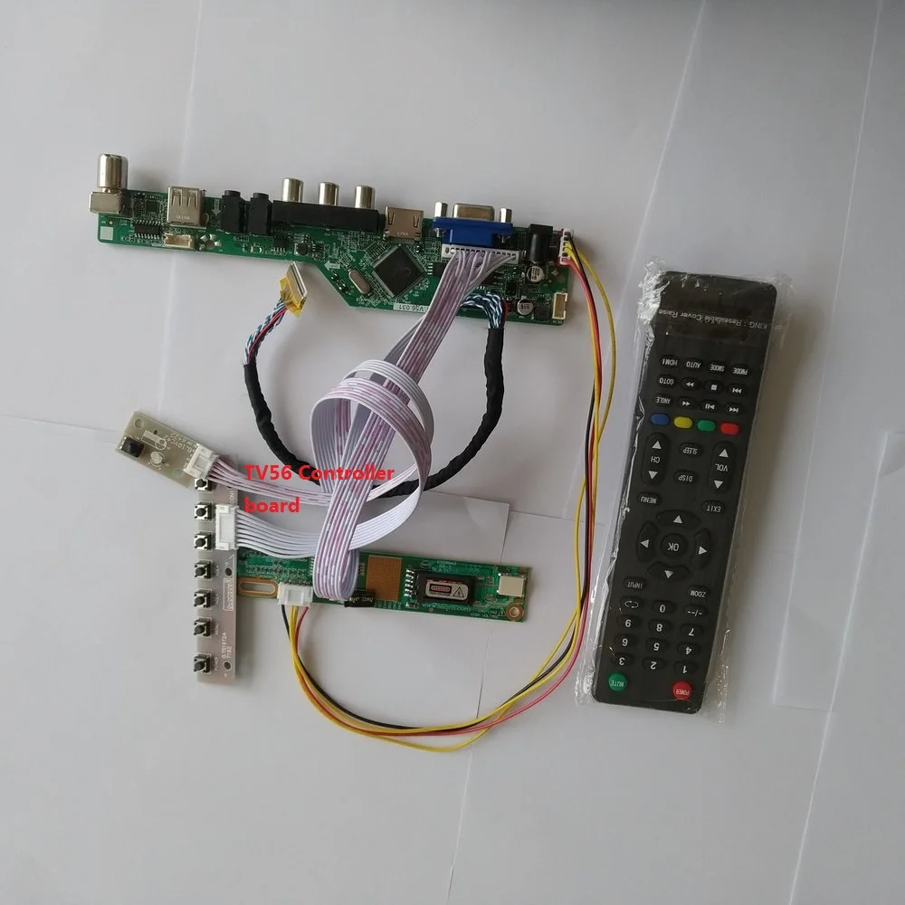 Для B141EW04 V5 VGA AV tv USB модуль 30pin драйвер платы HDMI цифровой сигнал 1 лампы 14," контроллер 1280X800