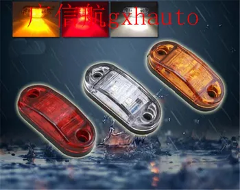 

1pair 12V/24V 2 x Car Truck Trailer Piranha LED Side Marker Blinker Light Lamp Bulb Side Turn Signals Car Accessories hot sale